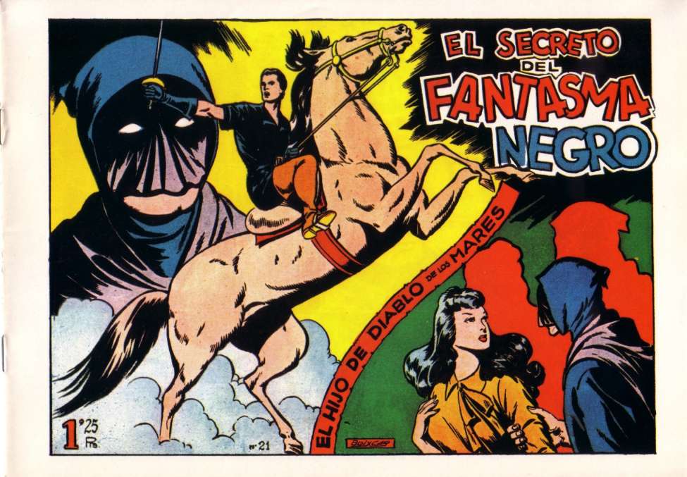 Comic Book Cover For El Hijo Del Diablo De Los Mares 21 - El Secreto Del Fantasma Negro