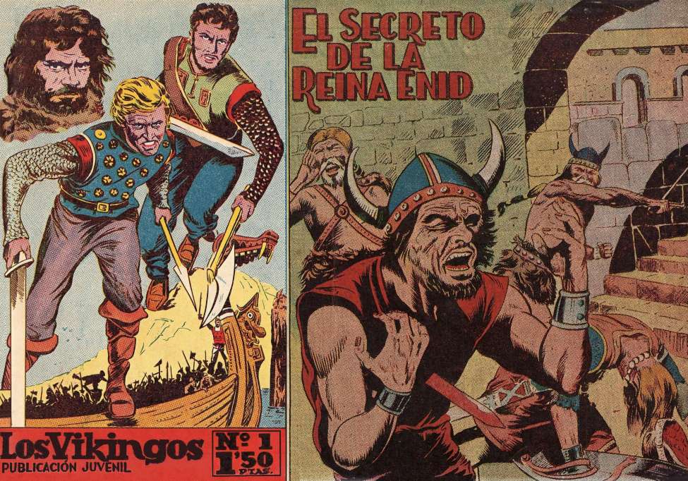 Comic Book Cover For Los vikingos 1 - El secreto de la reina Enid