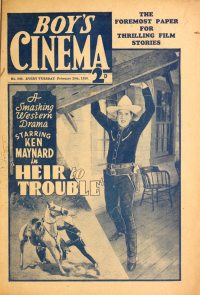 Large Thumbnail For Boy's Cinema 846 - Heir to Trouble - Ken Maynard