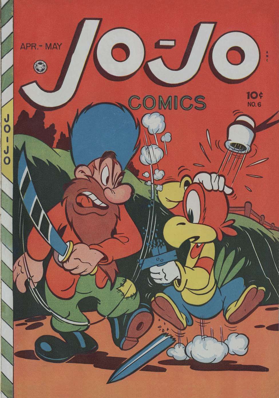 Comic Book Cover For Jo-Jo Comics 6