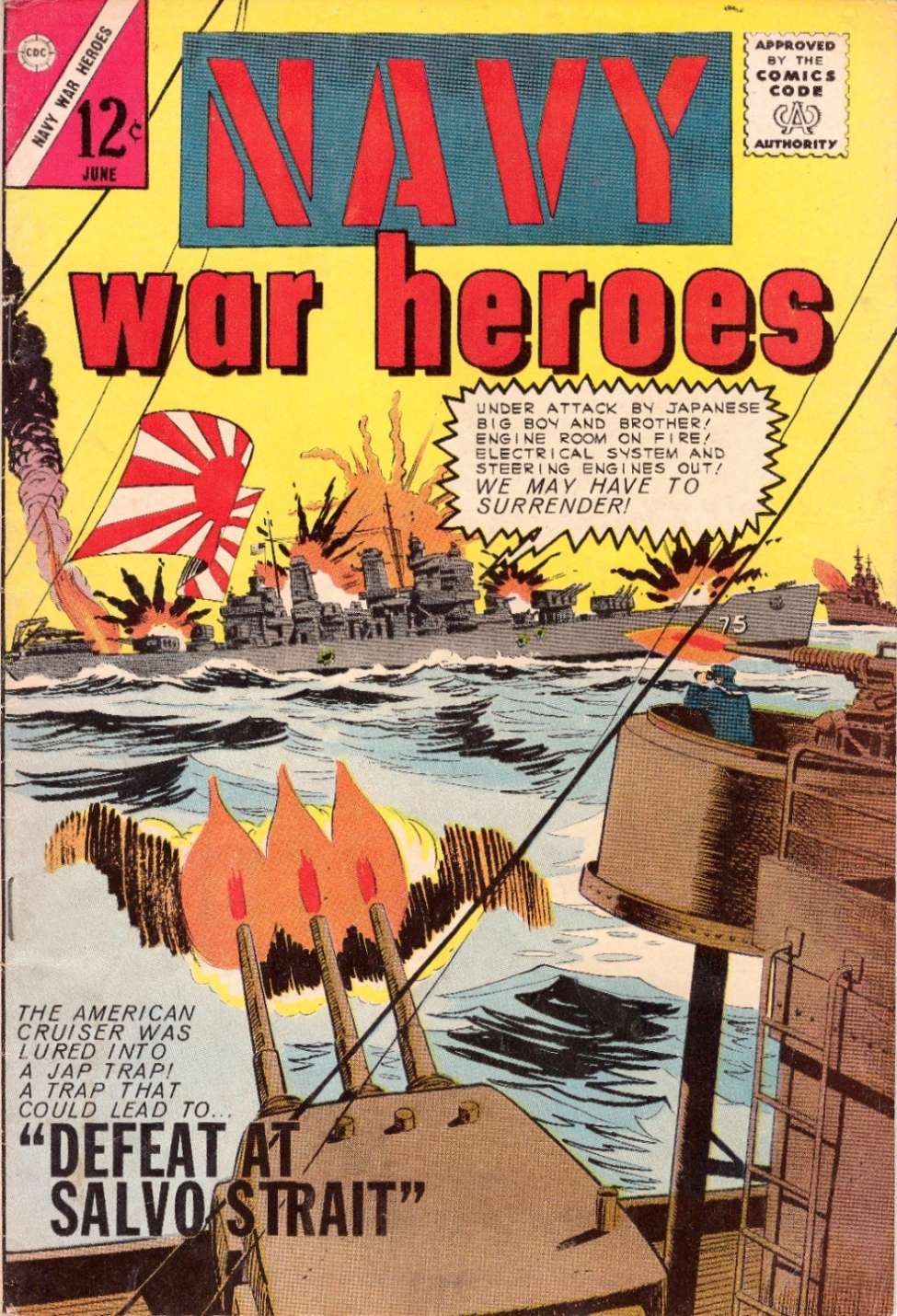 Comic Book Cover For Navy War Heroes 3