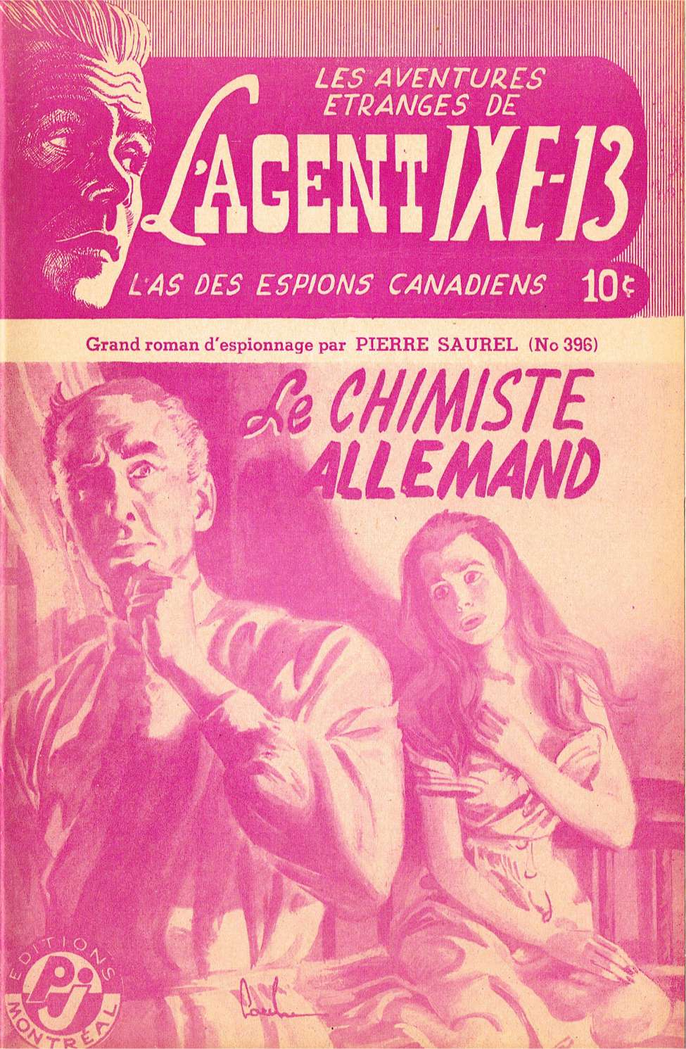 Book Cover For L'Agent IXE-13 v2 396 - Le chimiste allemand