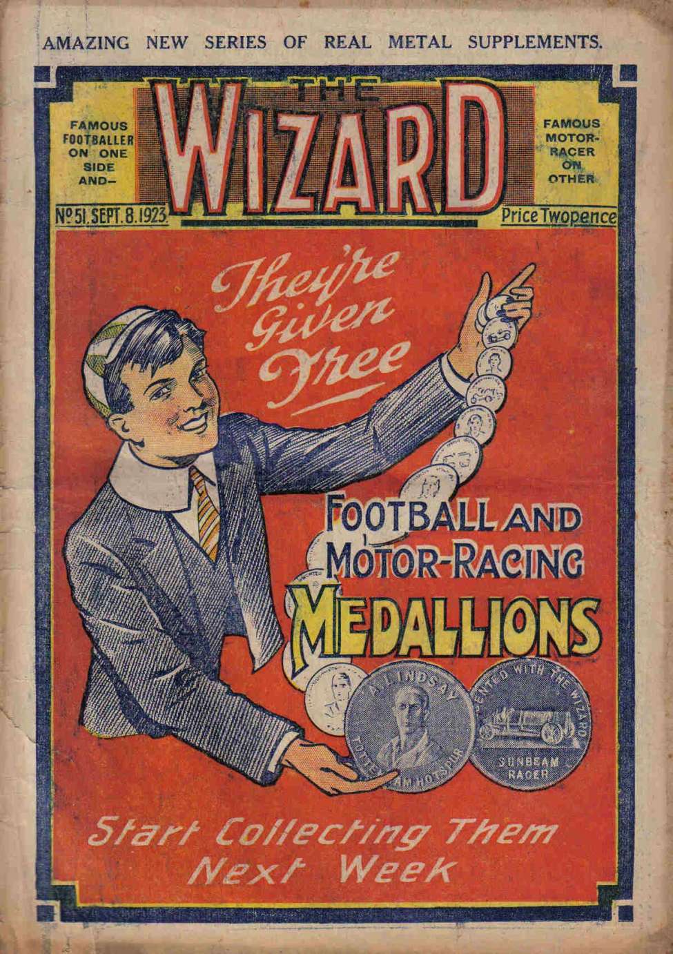 Comic Book Cover For The Wizard 51