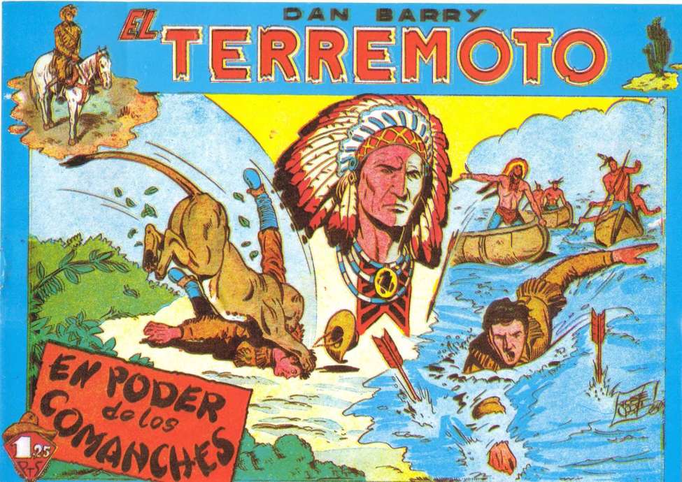 Book Cover For Dan Barry el Terremoto 3 - En Poder De Los Comanches