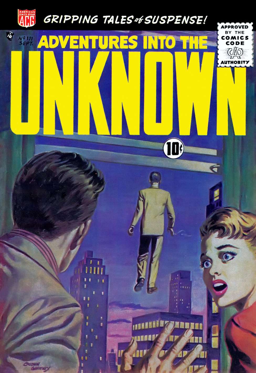 Book Cover For Adventures into the Unknown 111 (alt) - Version 2