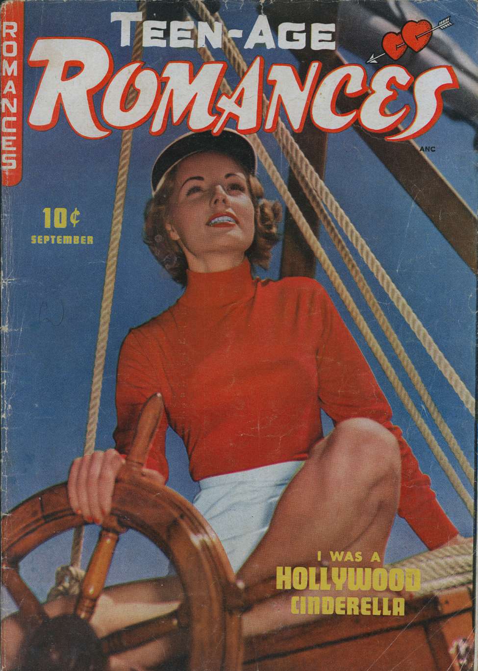 Comic Book Cover For Teen-Age Romances 5