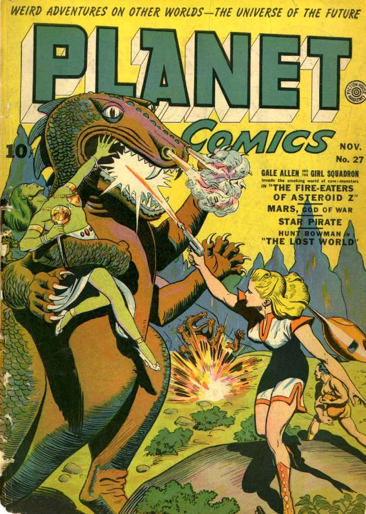 Comic Book Cover For Planet Comics 27