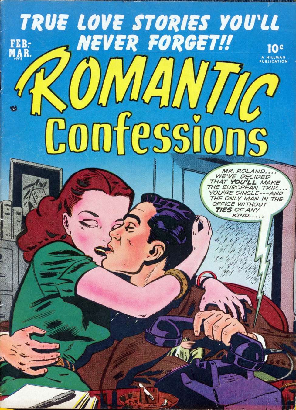 Comic Book Cover For Romantic Confessions v2 12