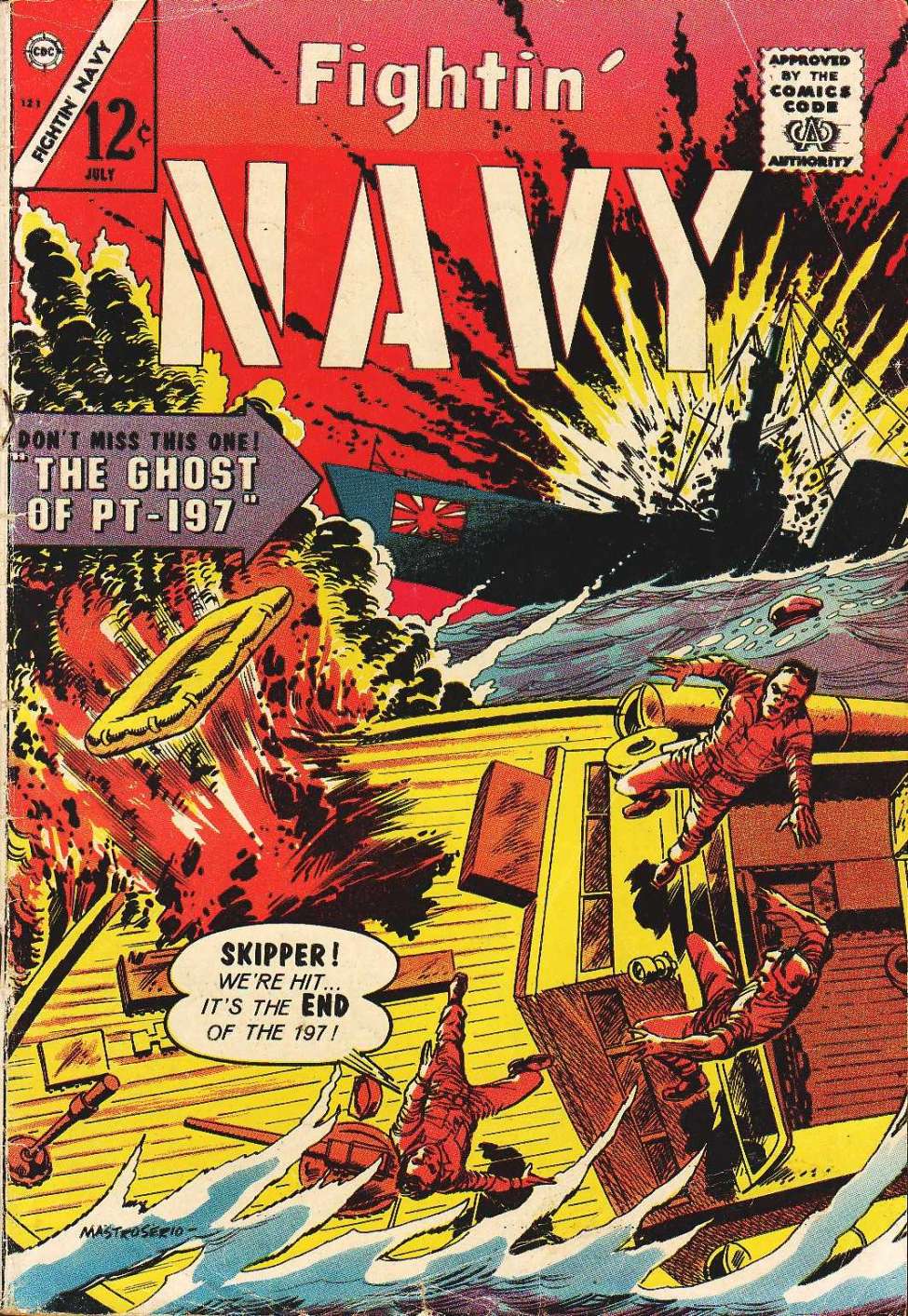 Comic Book Cover For Fightin' Navy 121