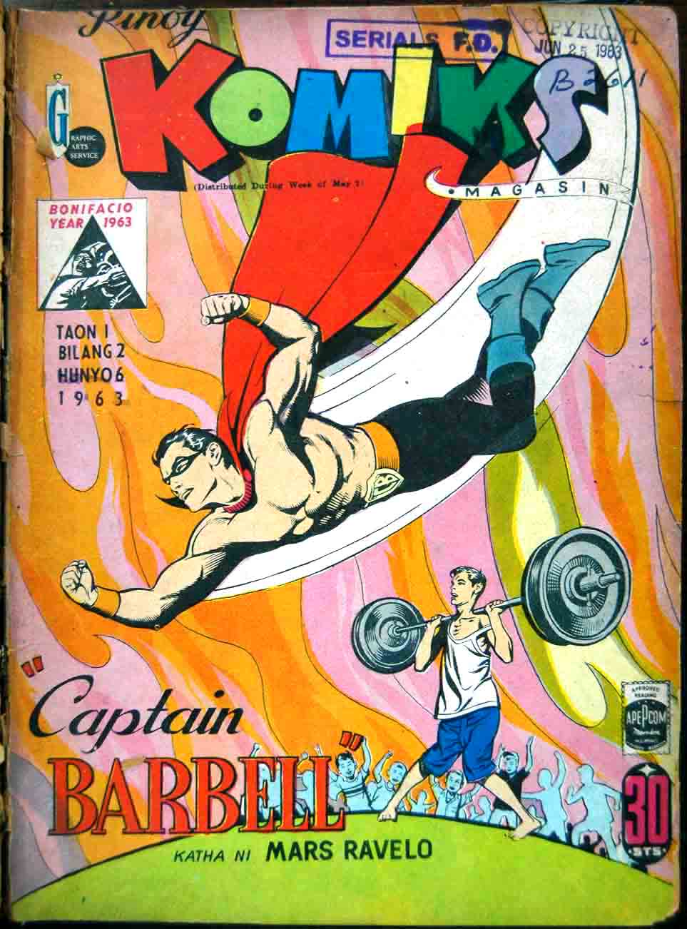 Comic Book Cover For Philippine Komiks
