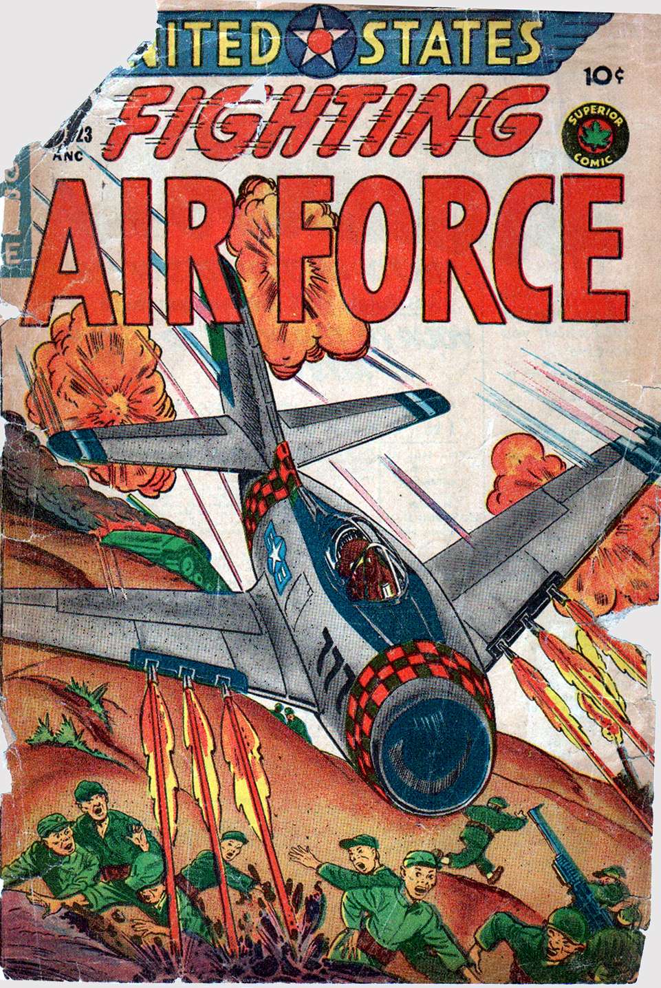 Comic Book Cover For U.S. Fighting Air Force 23