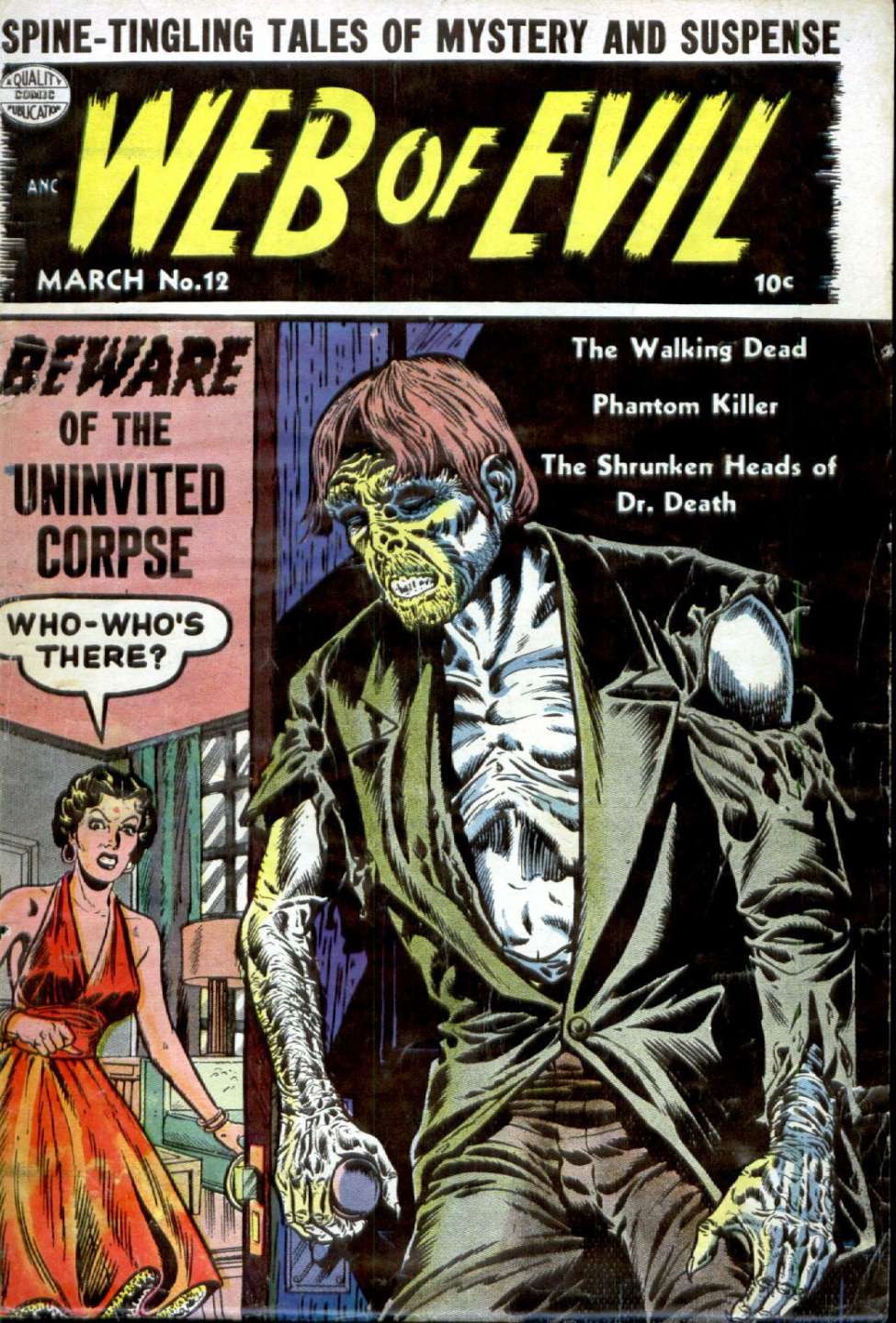 Comic Book Cover For Web of Evil 12