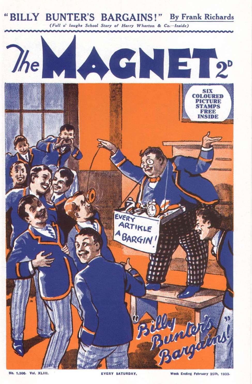 Book Cover For The Magnet 1306 - Billy Bunter Bargains