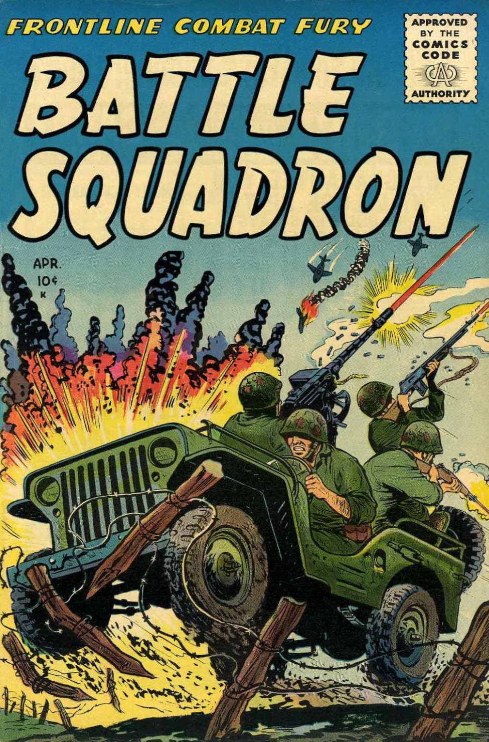 Comic Book Cover For Battle Squadron 1