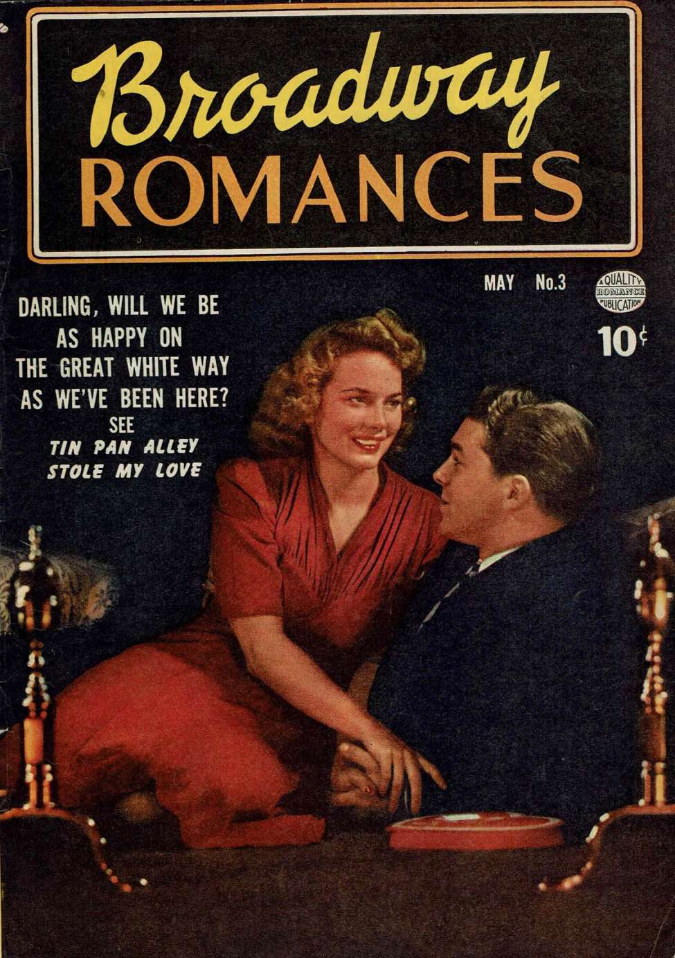 Comic Book Cover For Broadway Romances 3