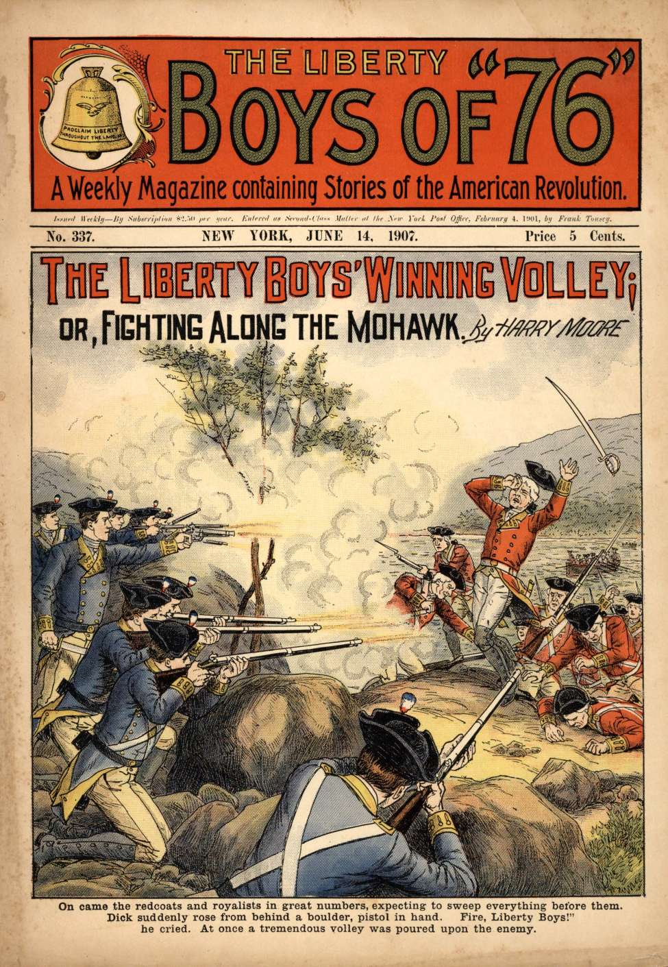 Book Cover For The Liberty Boys of 76 337 - The Liberty Boys' Winning Volley