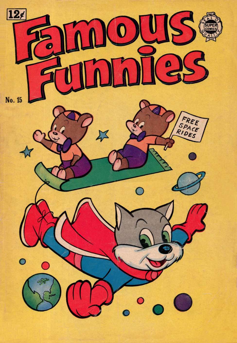 Comic Book Cover For Famous Funnies 15