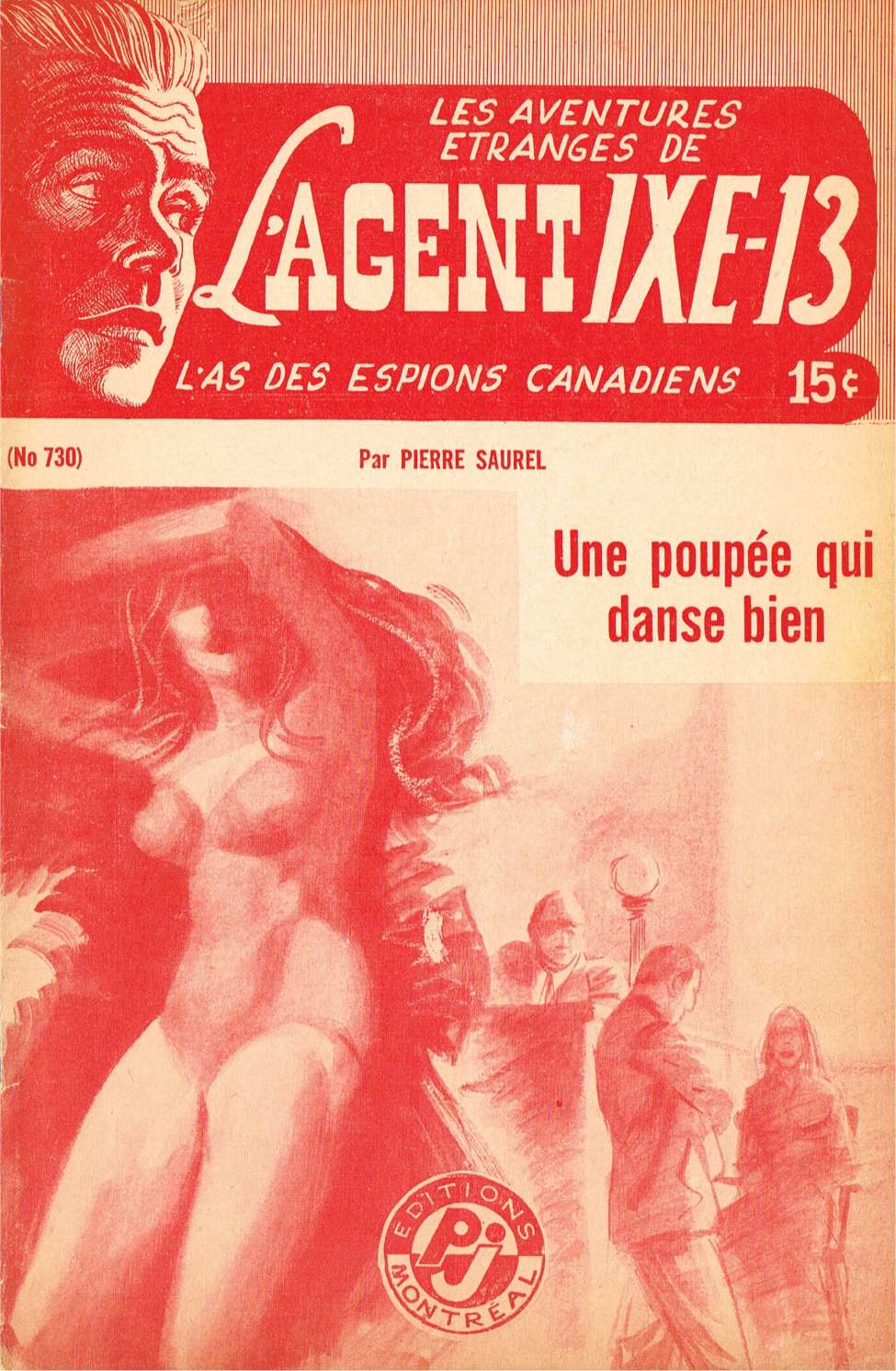 Book Cover For L'Agent IXE-13 v2 730 - Une poupée qui danse bien