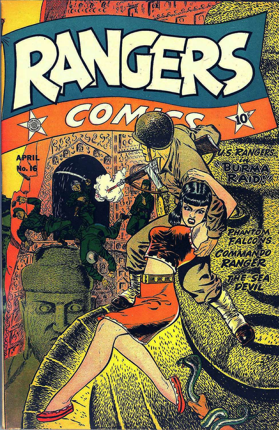 Comic Book Cover For Rangers Comics 16 (alt) - Version 2