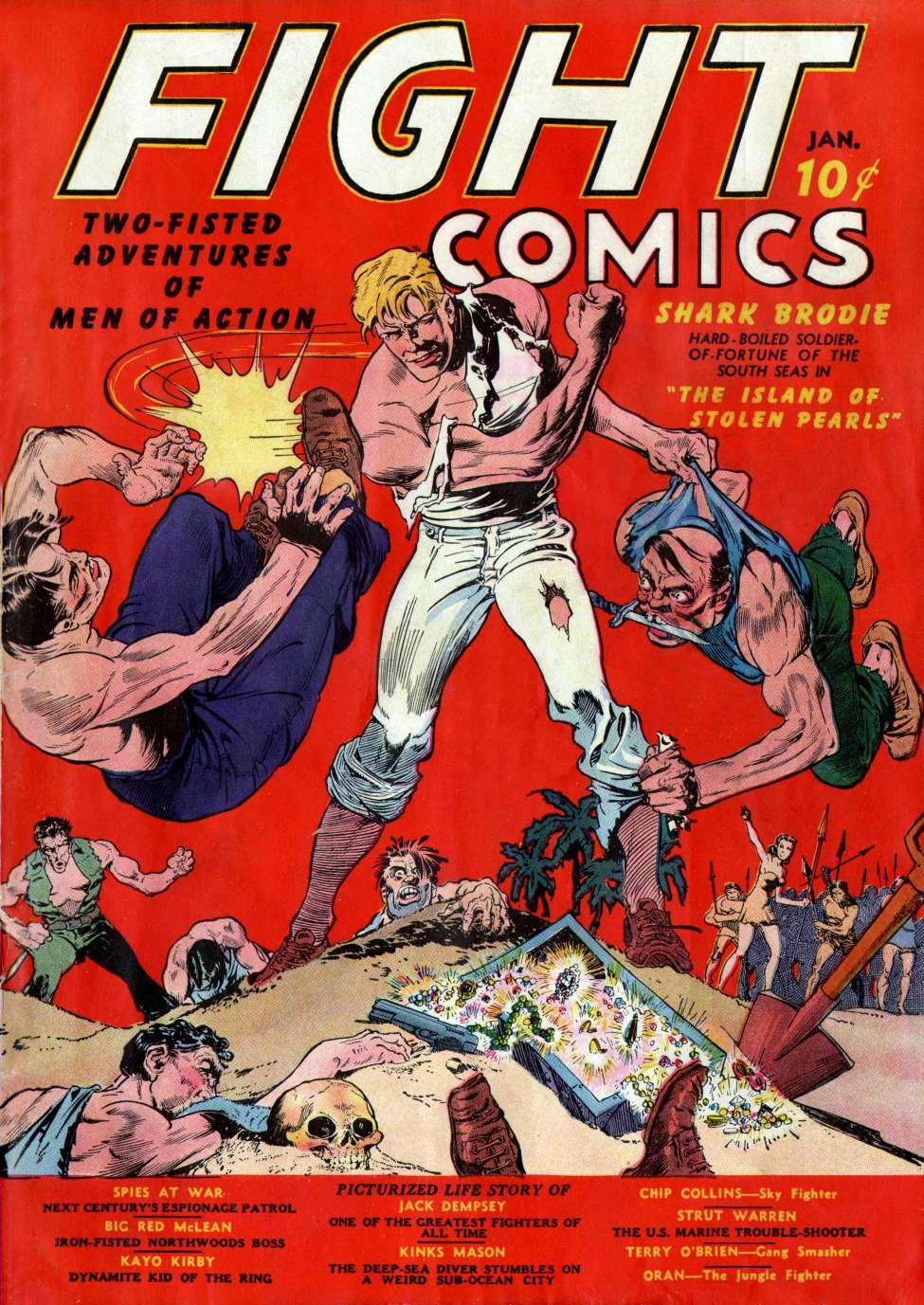 Comic Book Cover For Fight Comics 1