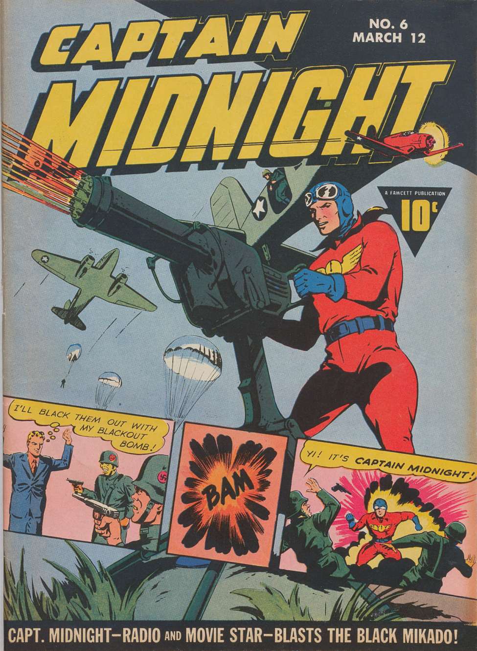 Comic Book Cover For Captain Midnight 6