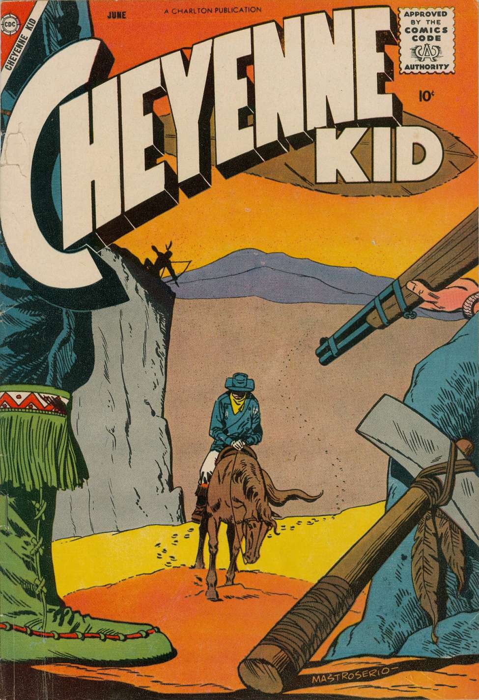 Comic Book Cover For Cheyenne Kid 12