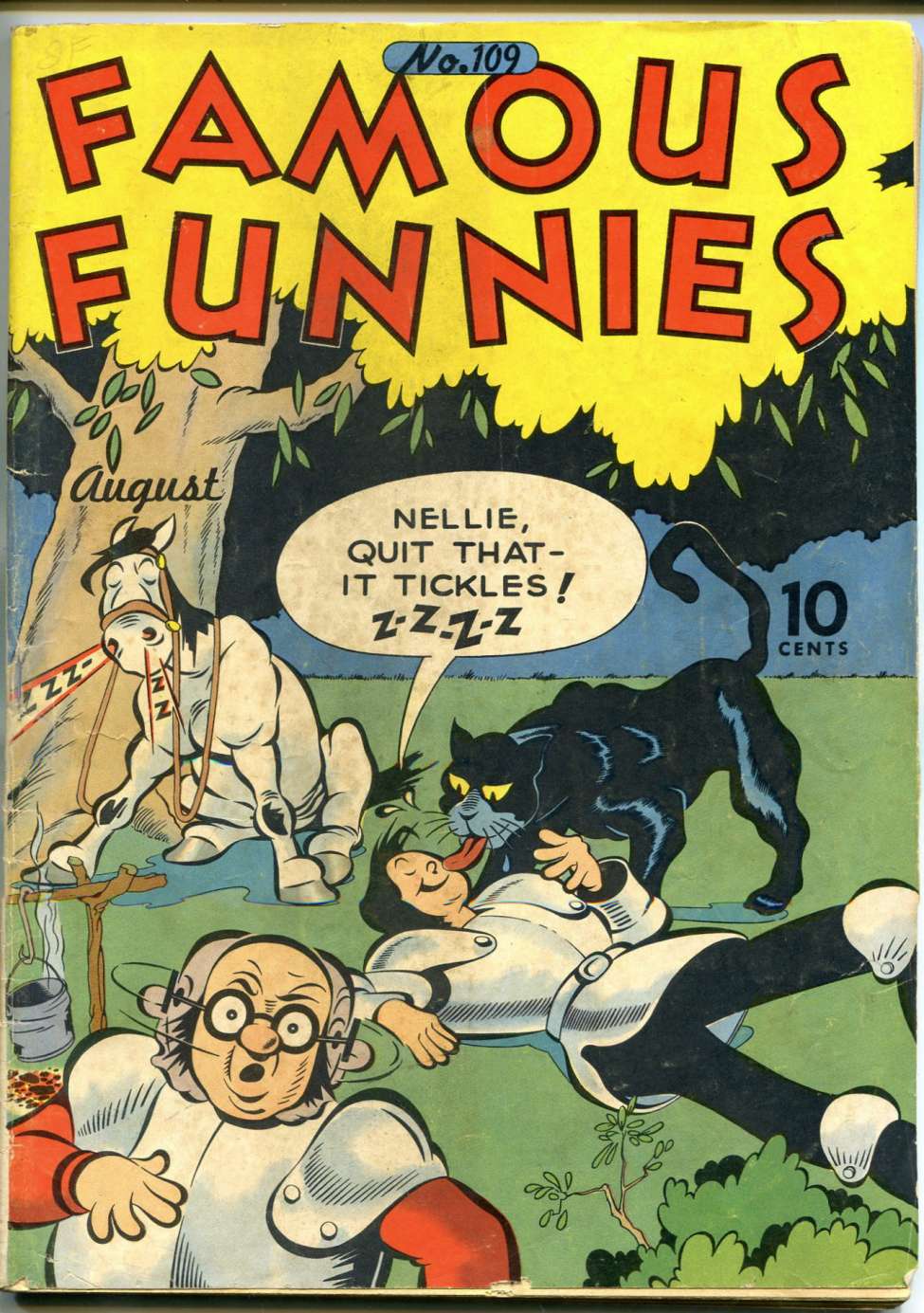 Comic Book Cover For Famous Funnies 109