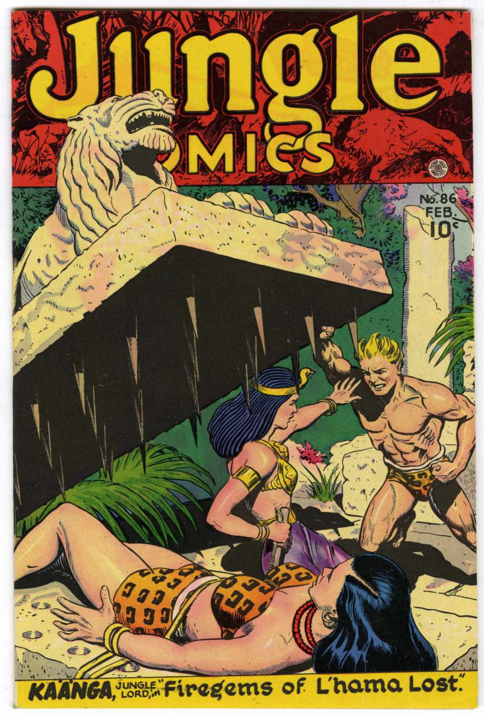 Comic Book Cover For Jungle Comics 86