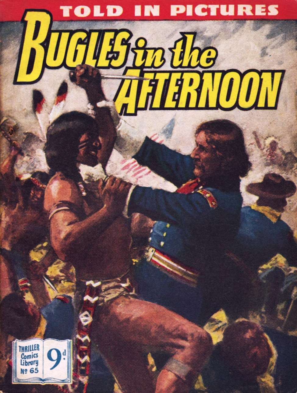 Book Cover For Thriller Comics Library 65 - Bugles in the Afternoon