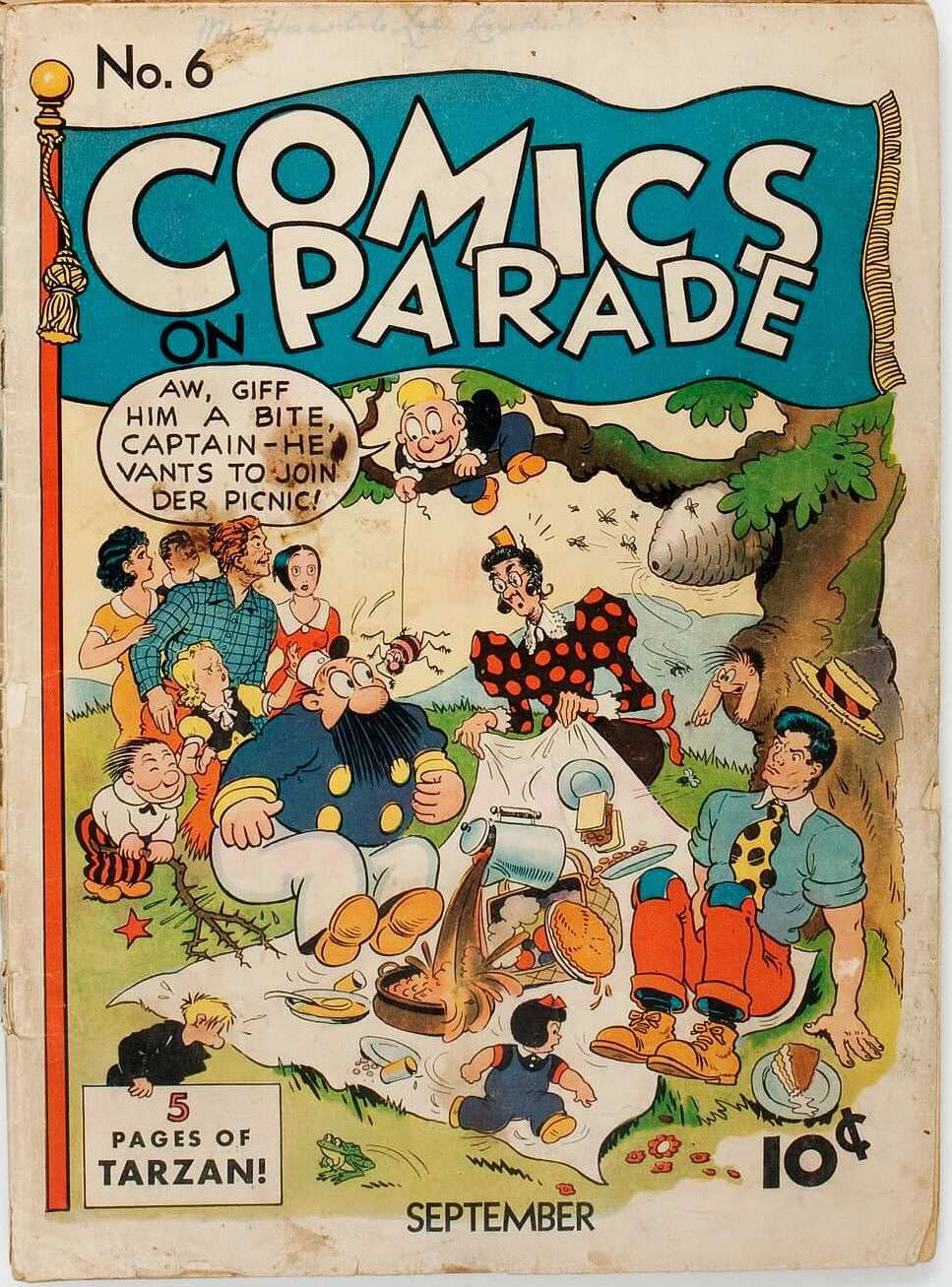 Comic Book Cover For Comics on Parade 6