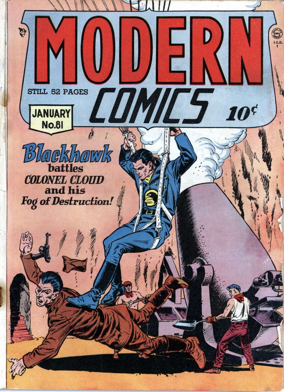Comic Book Cover For Modern Comics 81