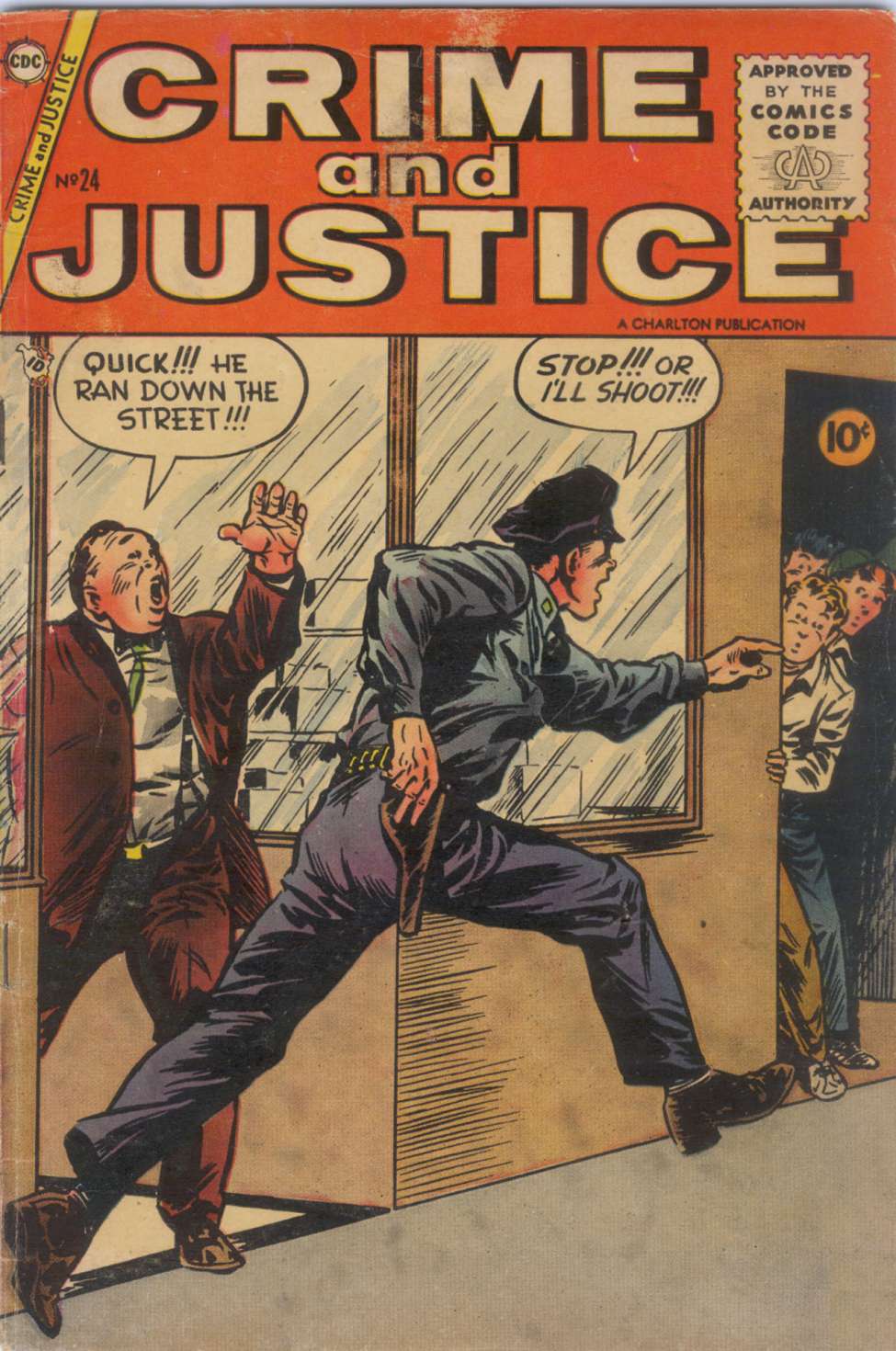 Comic Book Cover For Crime And Justice 24