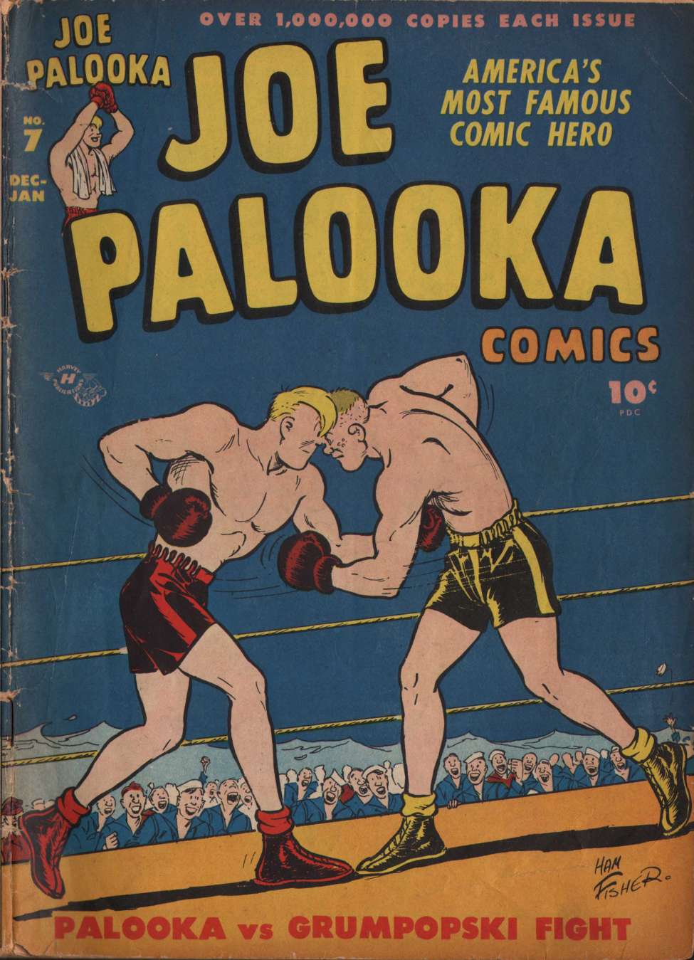 Comic Book Cover For Joe Palooka Comics 7