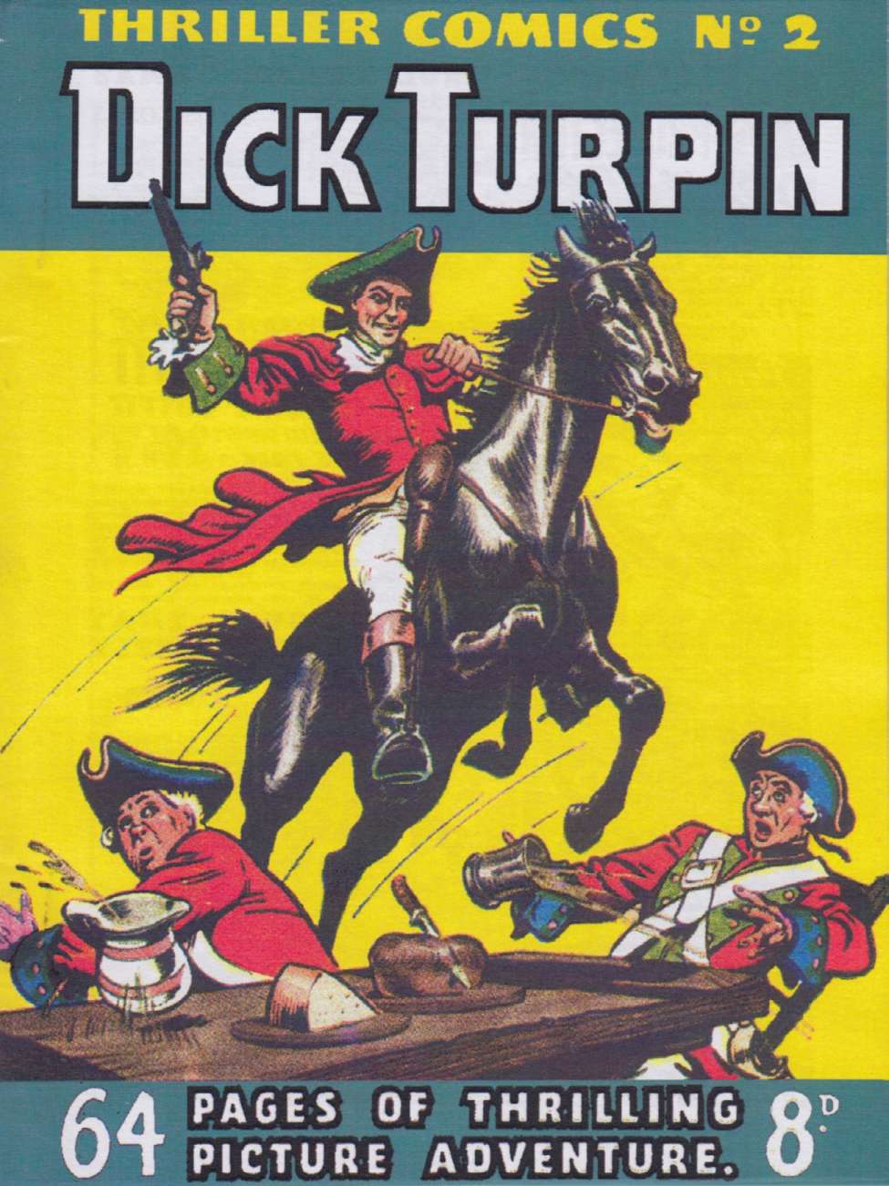 Book Cover For Thriller Comics 2 - Dick Turpin