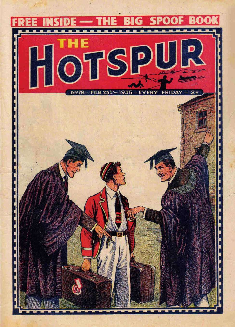Comic Book Cover For The Hotspur 78