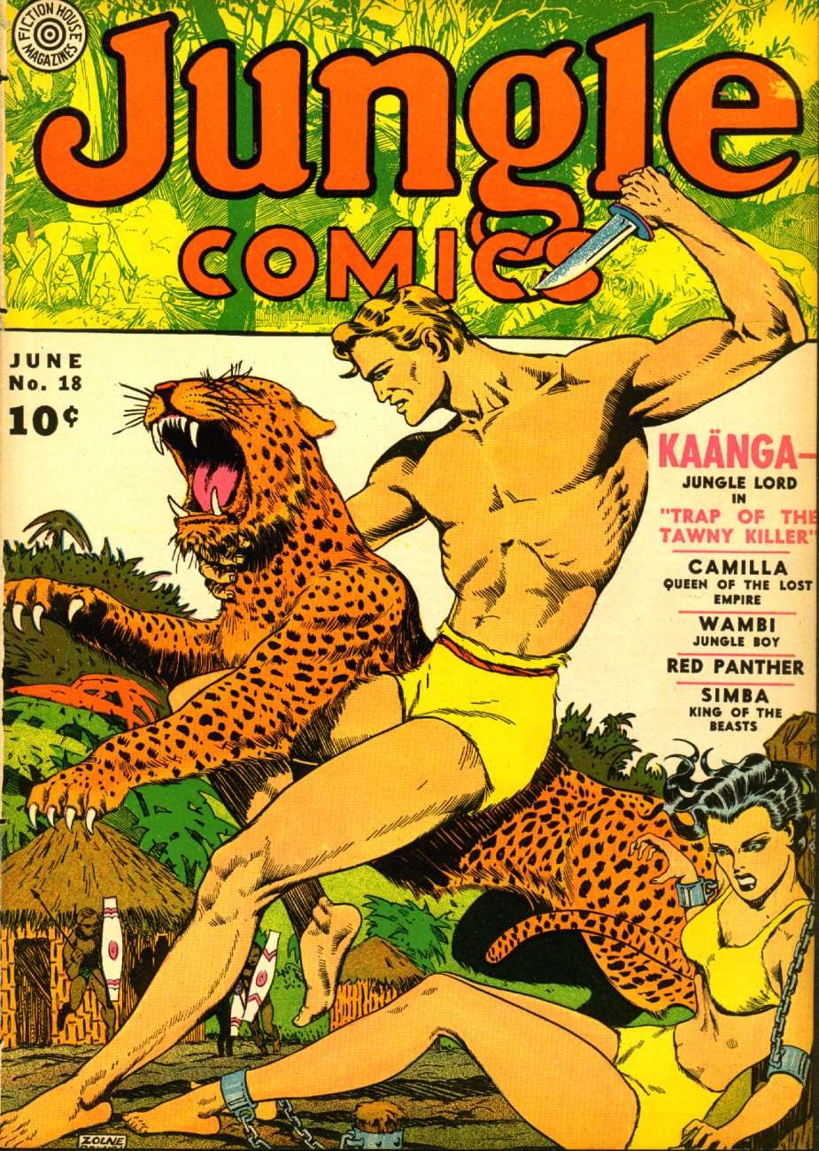 Book Cover For Jungle Comics 18 - Version 1