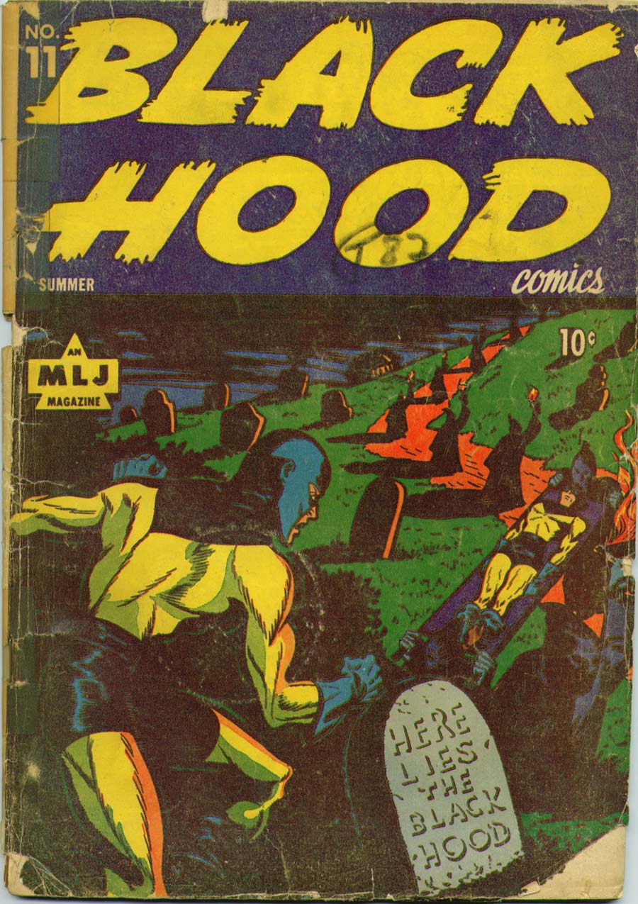 Book Cover For Black Hood Comics 11
