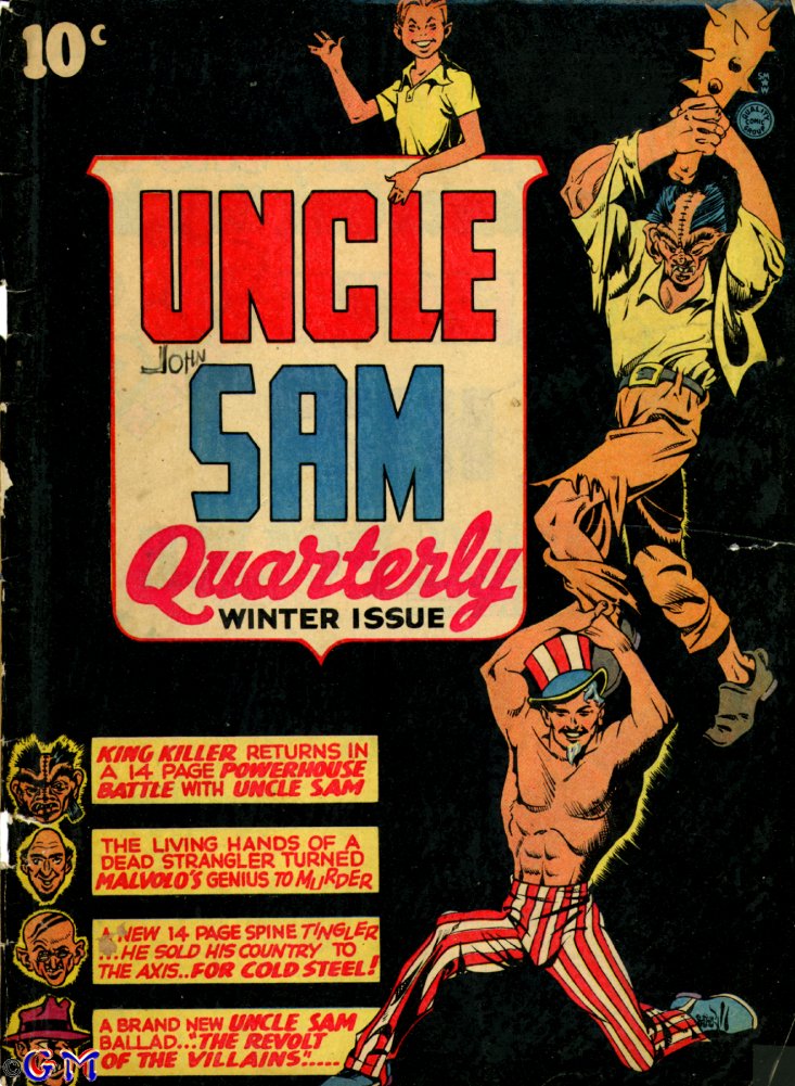 Comic Book Cover For Uncle Sam Quarterly 2