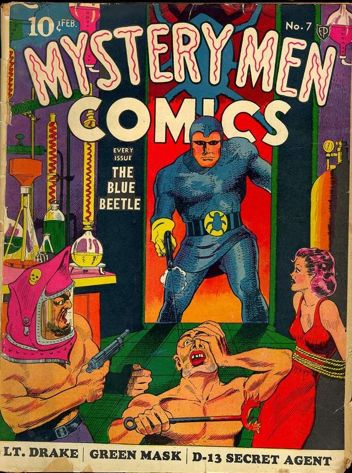 Book Cover For Mystery Men Comics 7 (paper/9fiche)