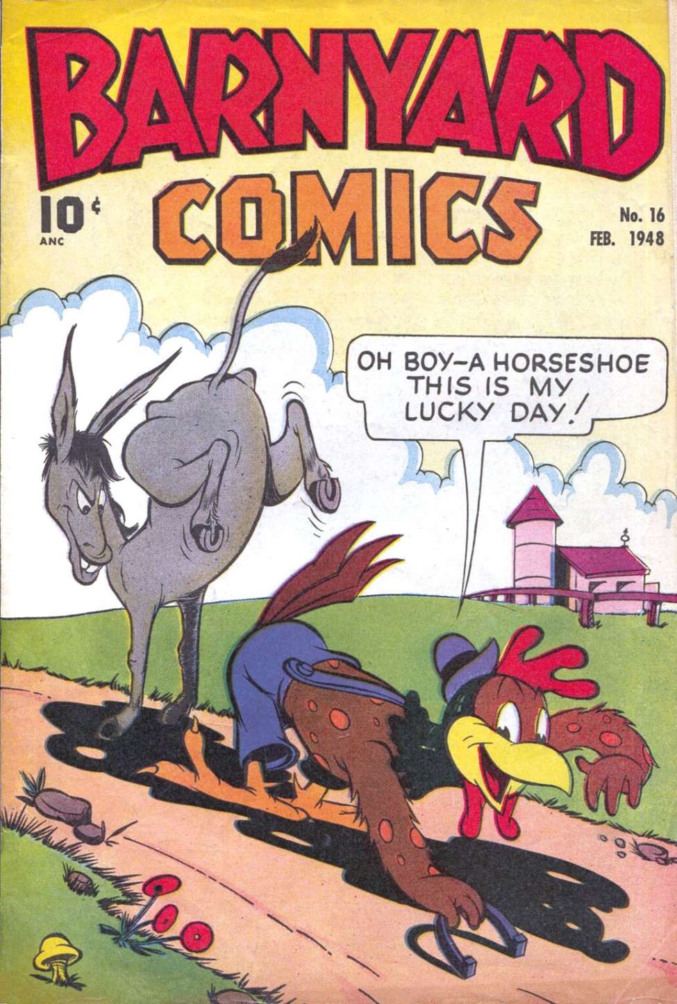 Comic Book Cover For Barnyard Comics 16