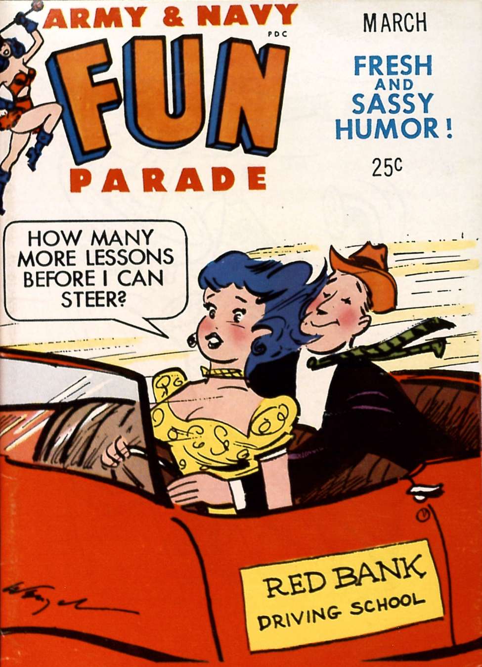 Comic Book Cover For Army & Navy Fun Parade 92