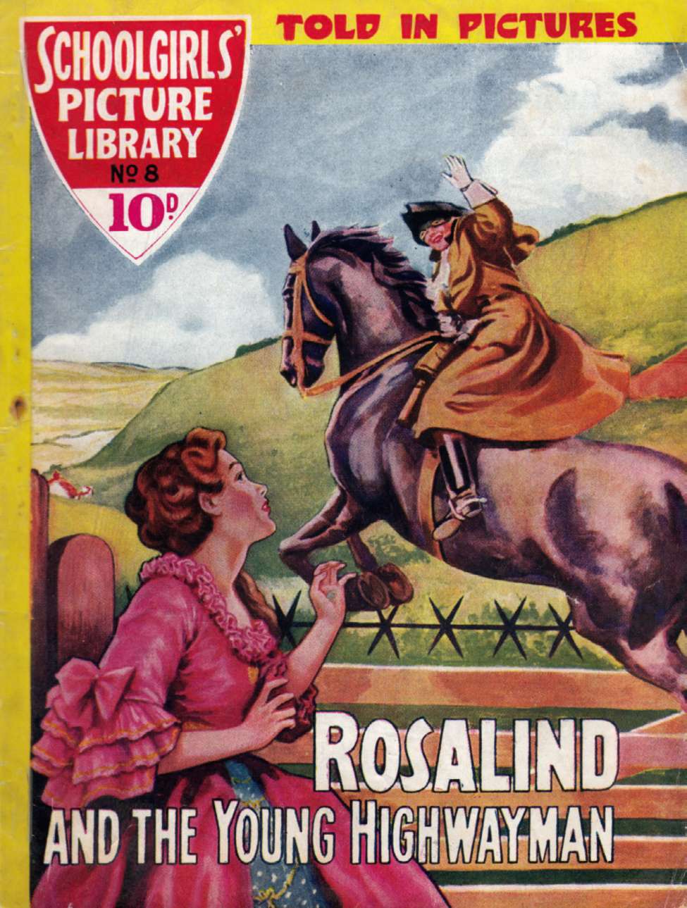 Book Cover For Schoolgirls' Picture Library 8 - Rosalind and The Young Highwayman