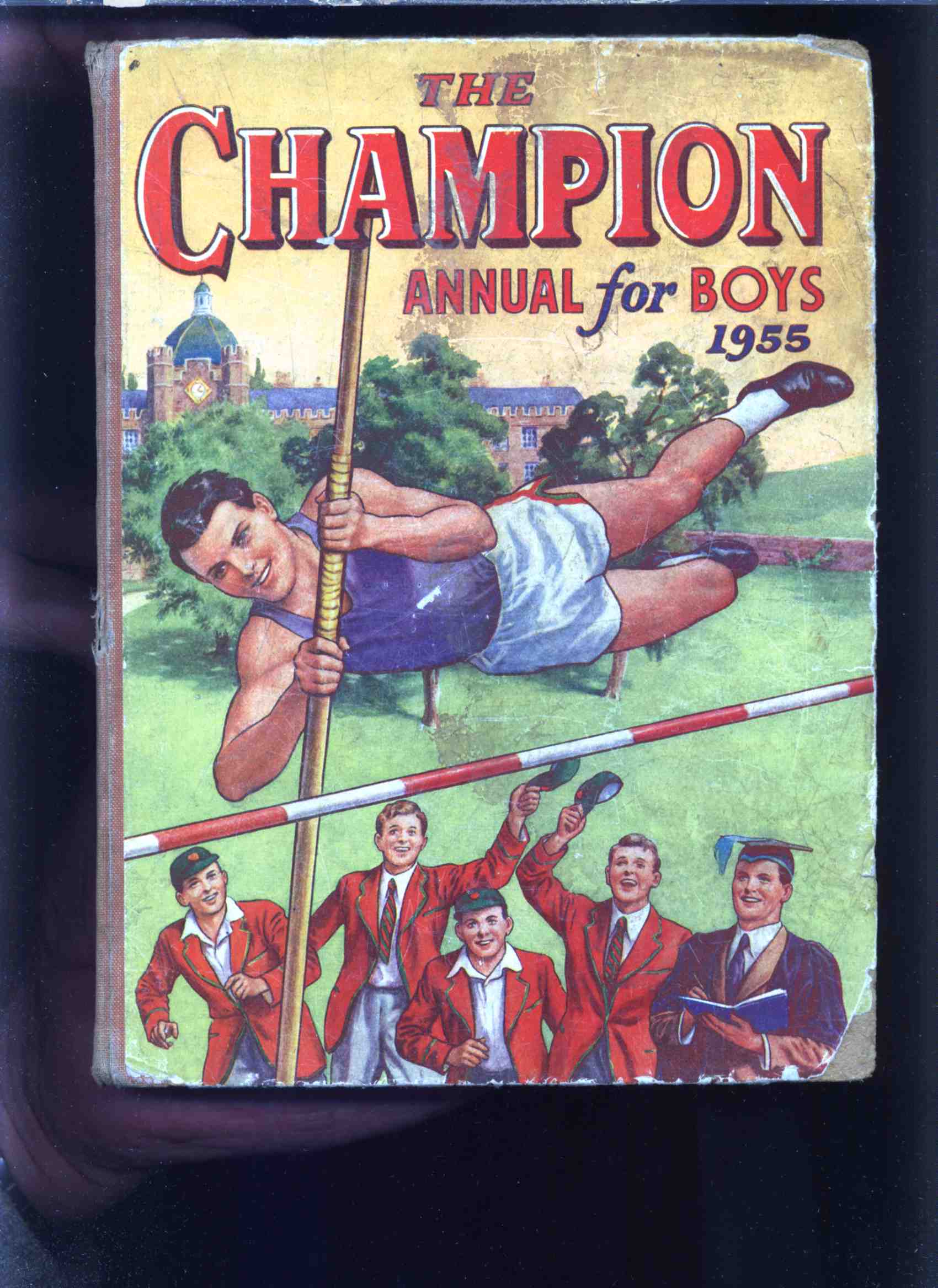 Book Cover For The Champion Annual for Boys 1955