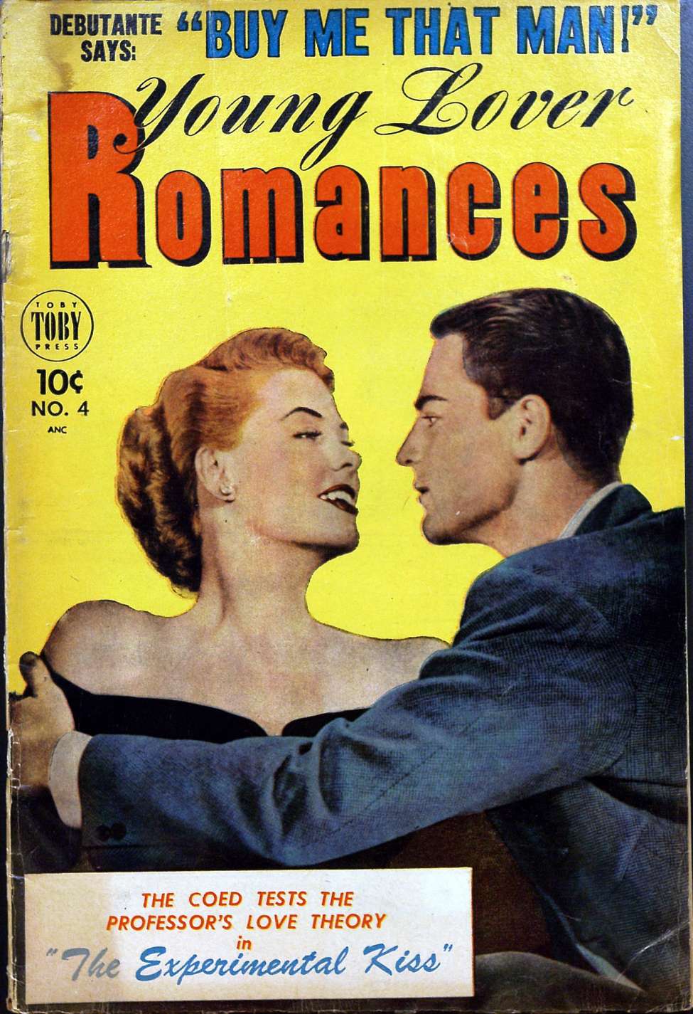 Comic Book Cover For Young Lover Romances 4