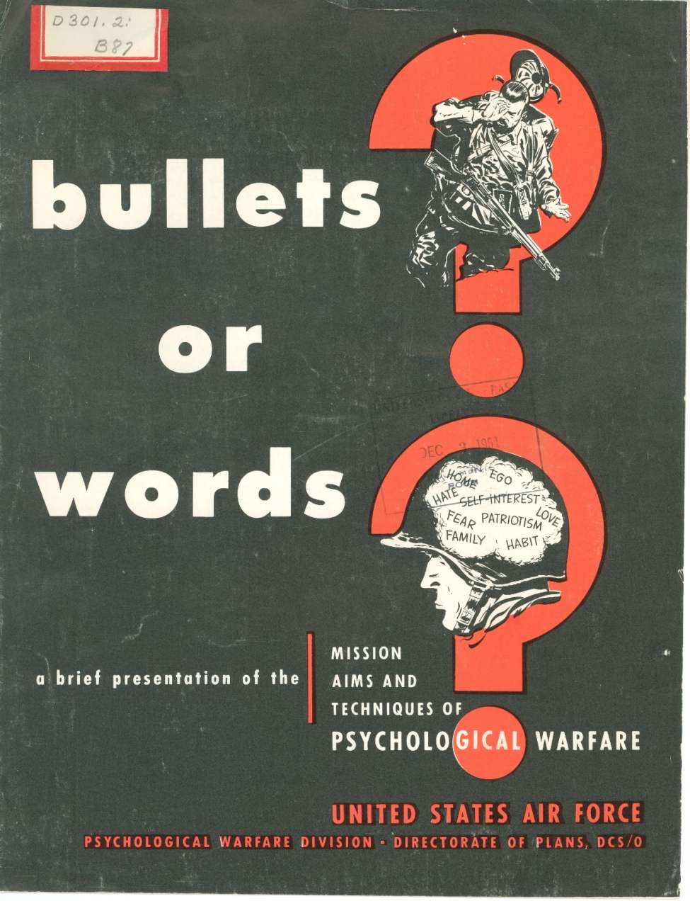 Book Cover For Bullets or Words
