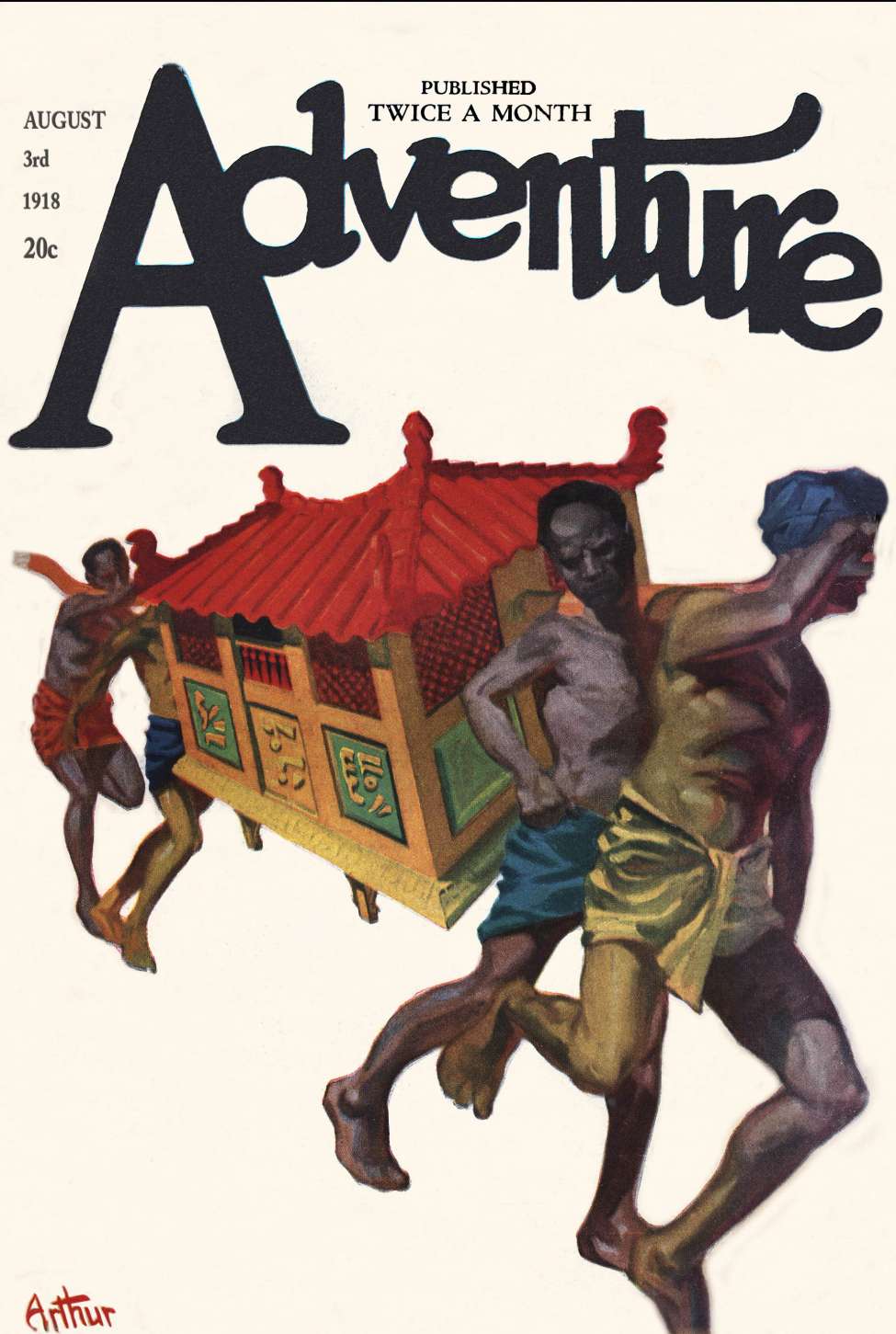 Comic Book Cover For Adventure v18 3