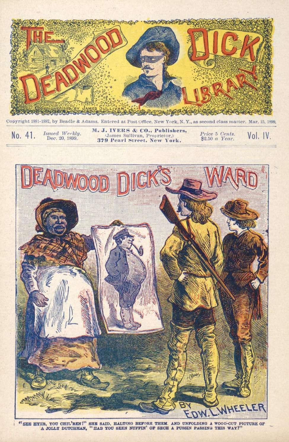 Book Cover For Deadwood Dick Library v4 41 - Deadwood Dick's Ward