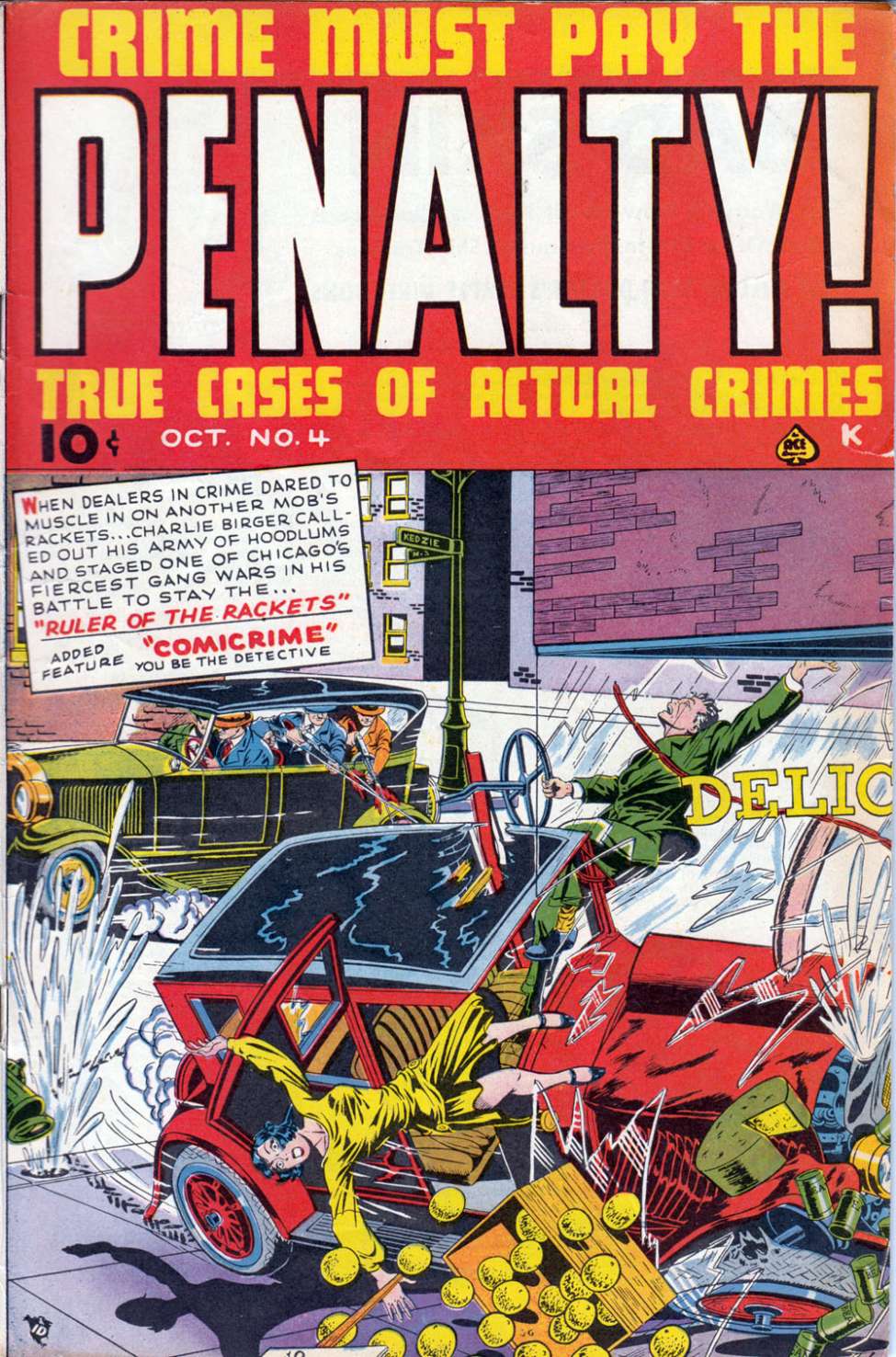 Comic Book Cover For Crime Must Pay the Penalty 4