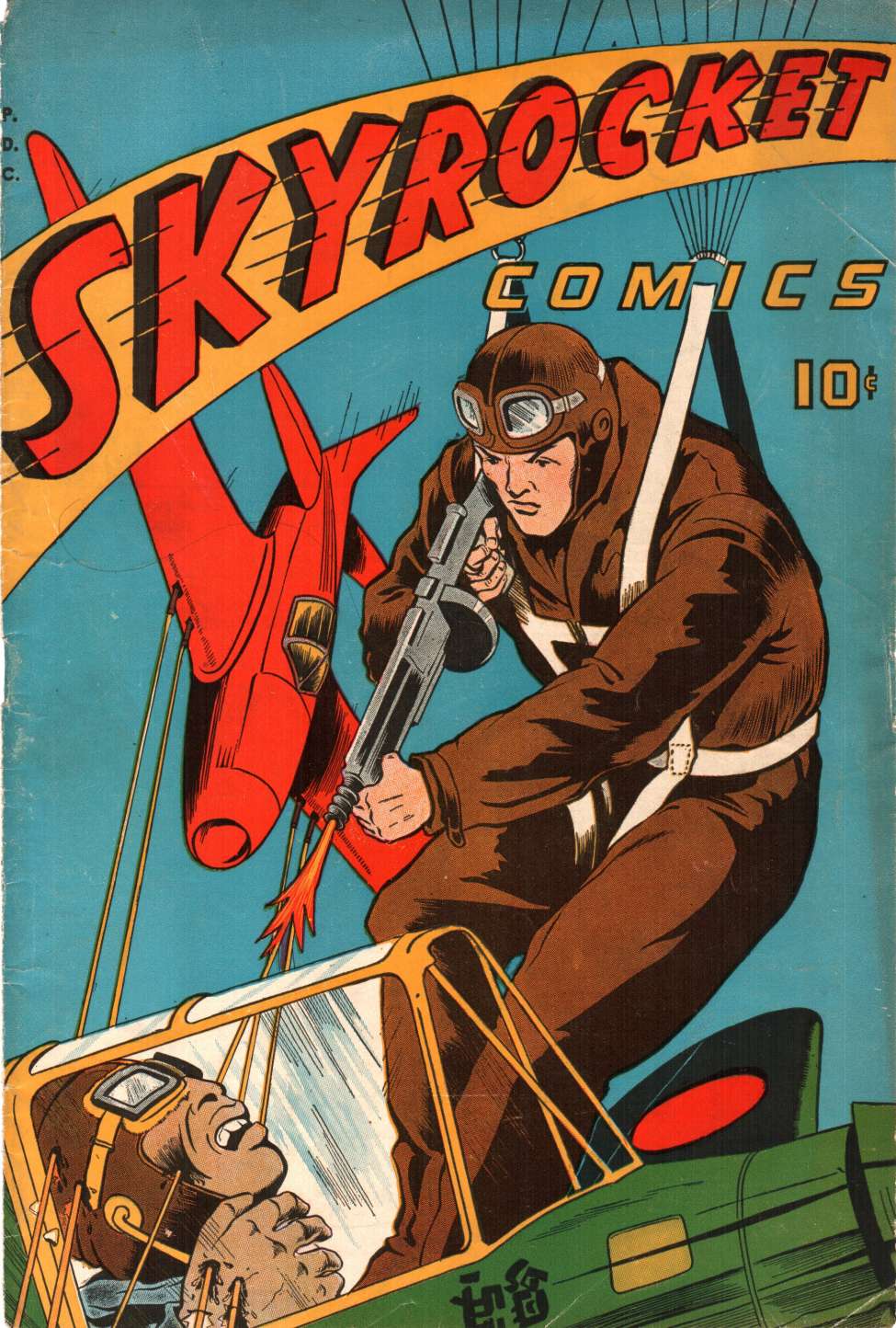Comic Book Cover For Skyrocket Comics 1