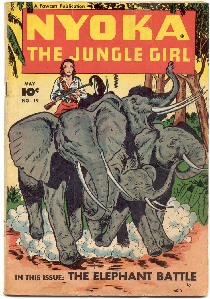 Comic Book Cover For Nyoka the Jungle Girl 19 - Version 1